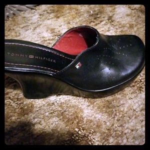 Tommy Hilfiger blk Wedges